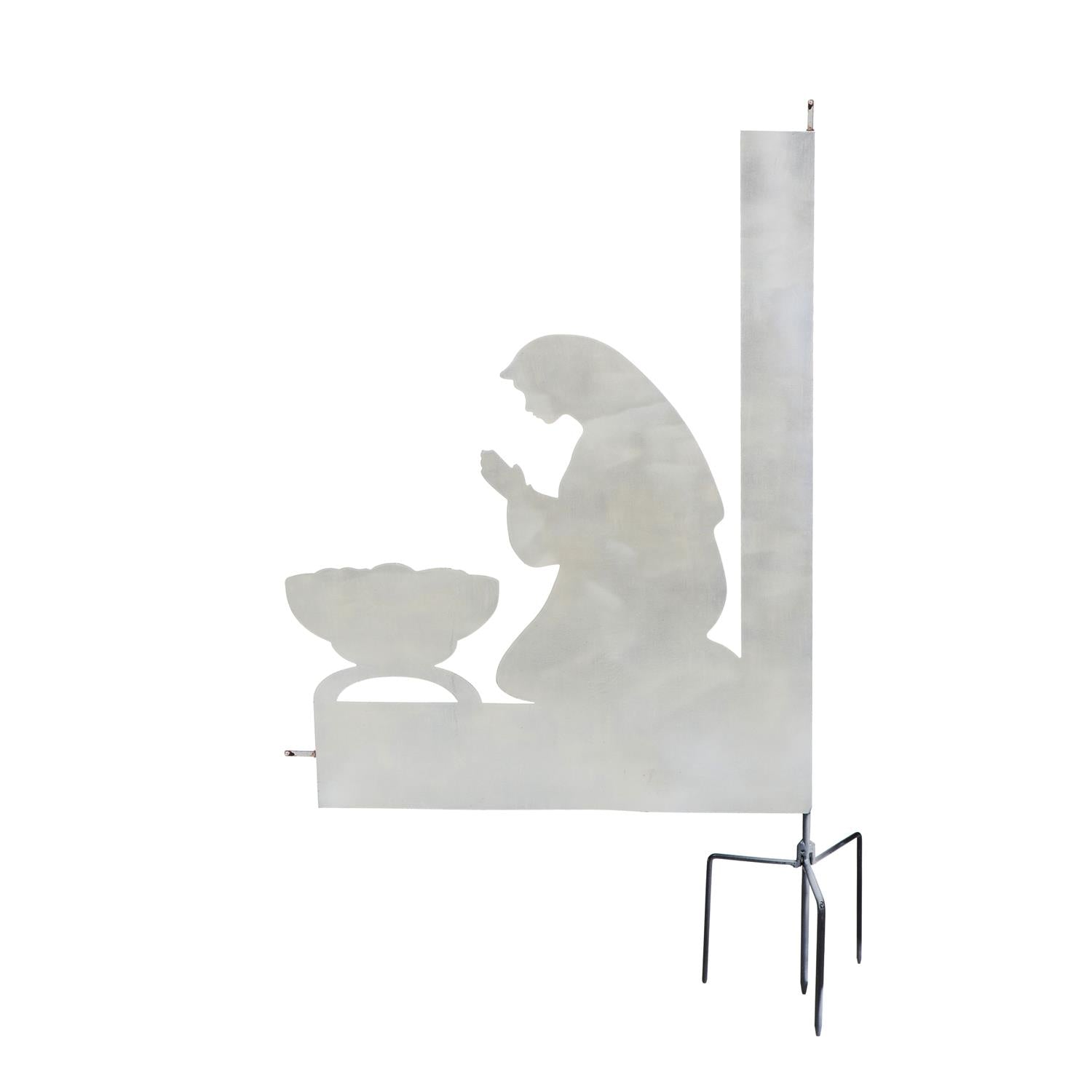 Nativity 3-pc Laser Cut Metal Yard Nativity Scene