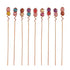 Garden Stake Copper Wire Art Glass