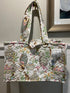 Ida Mae Jungle Canopy Pastel Quilted Tote Bag