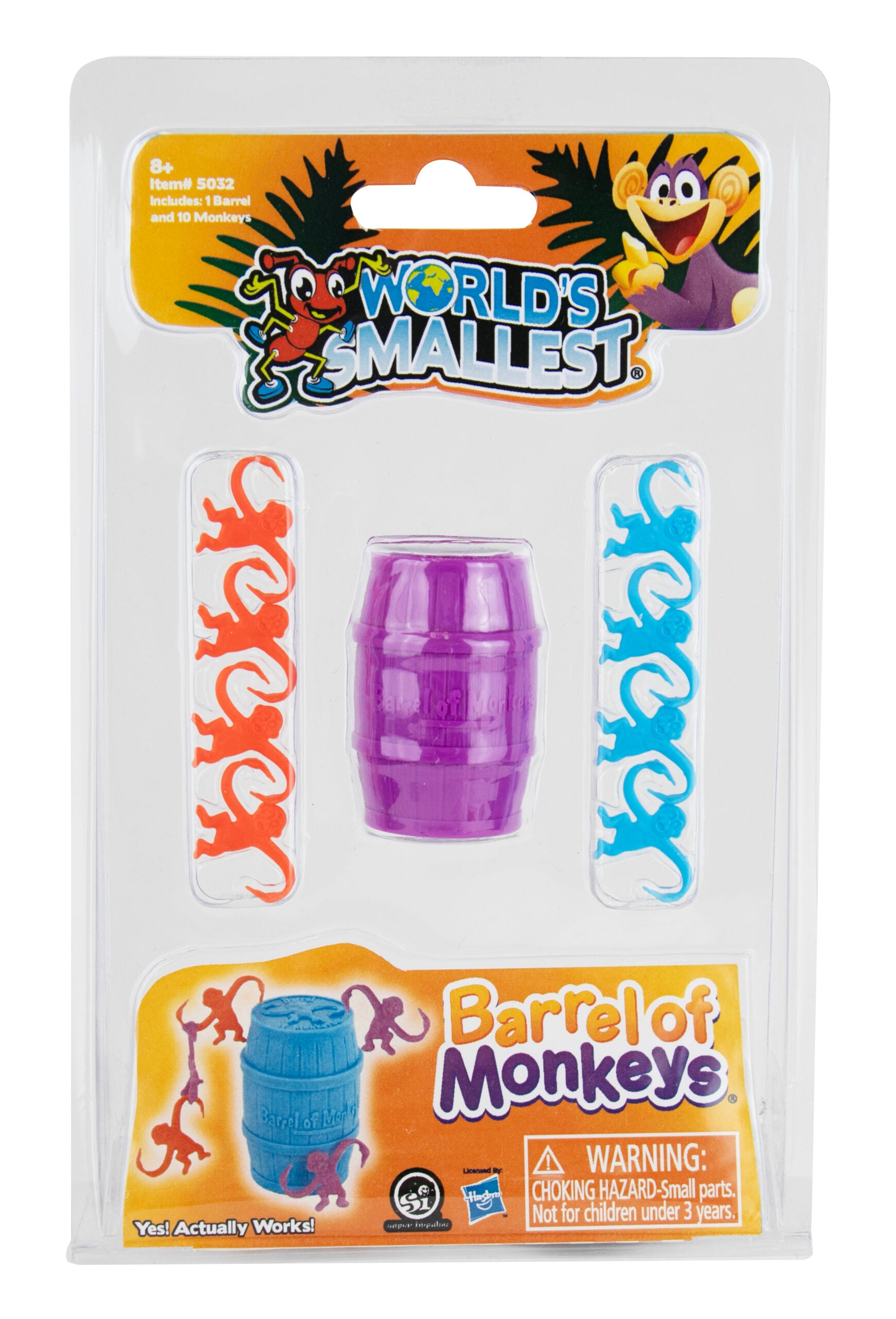 World's Smallest Barrel of Monkeys