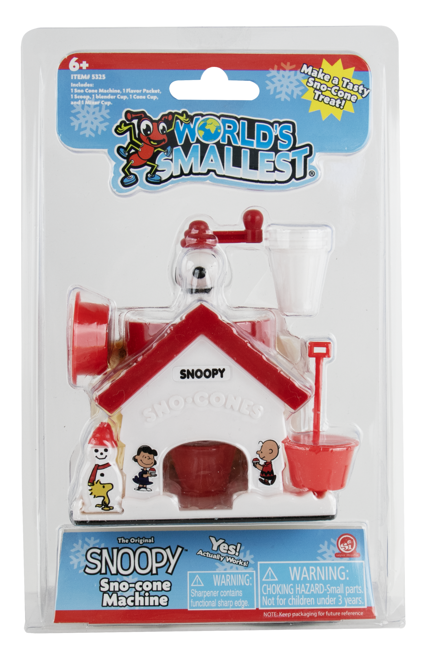 World's Smallest Snoopy Sno-Cone Machine