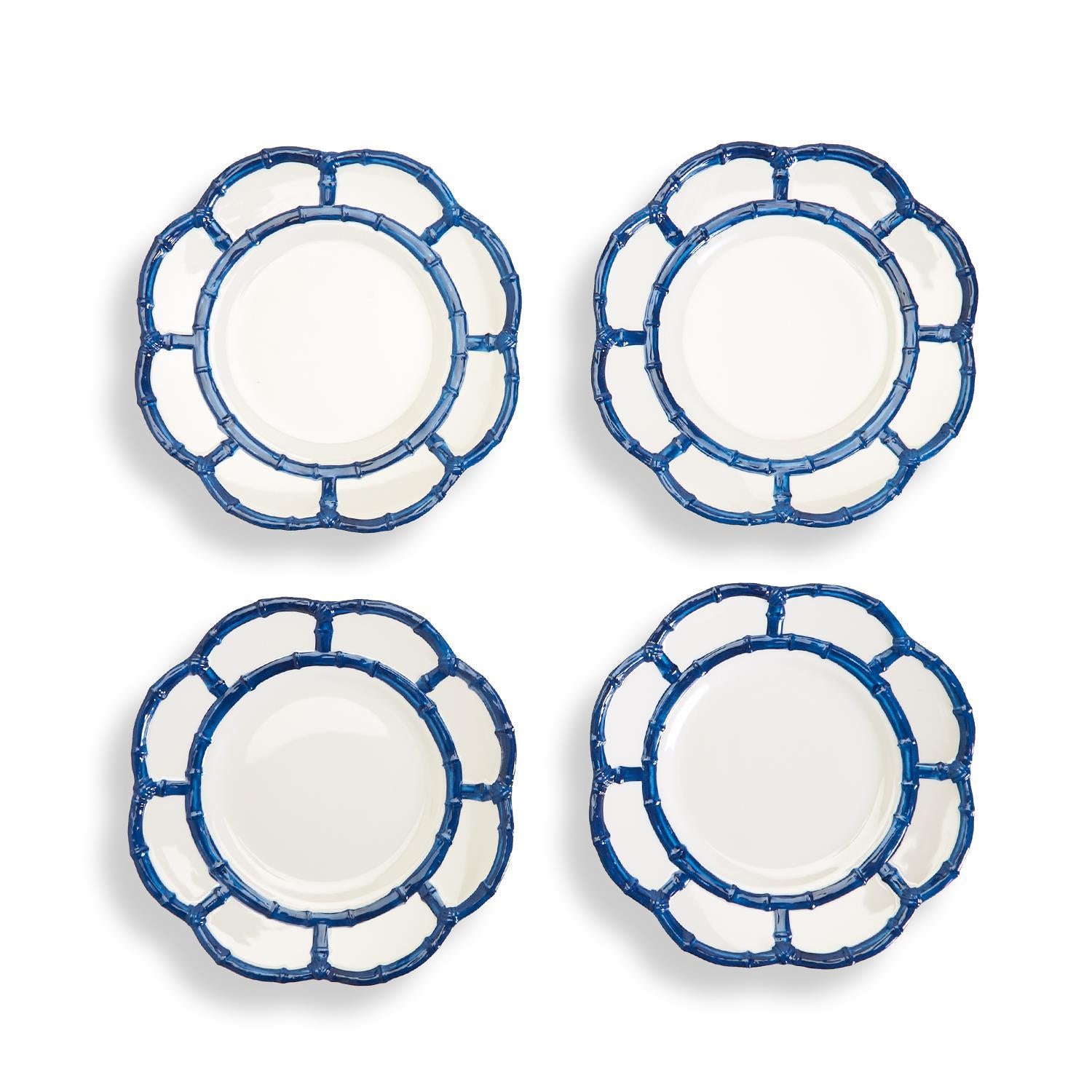 Blue Bamboo Touch Salad / Dessert Plate