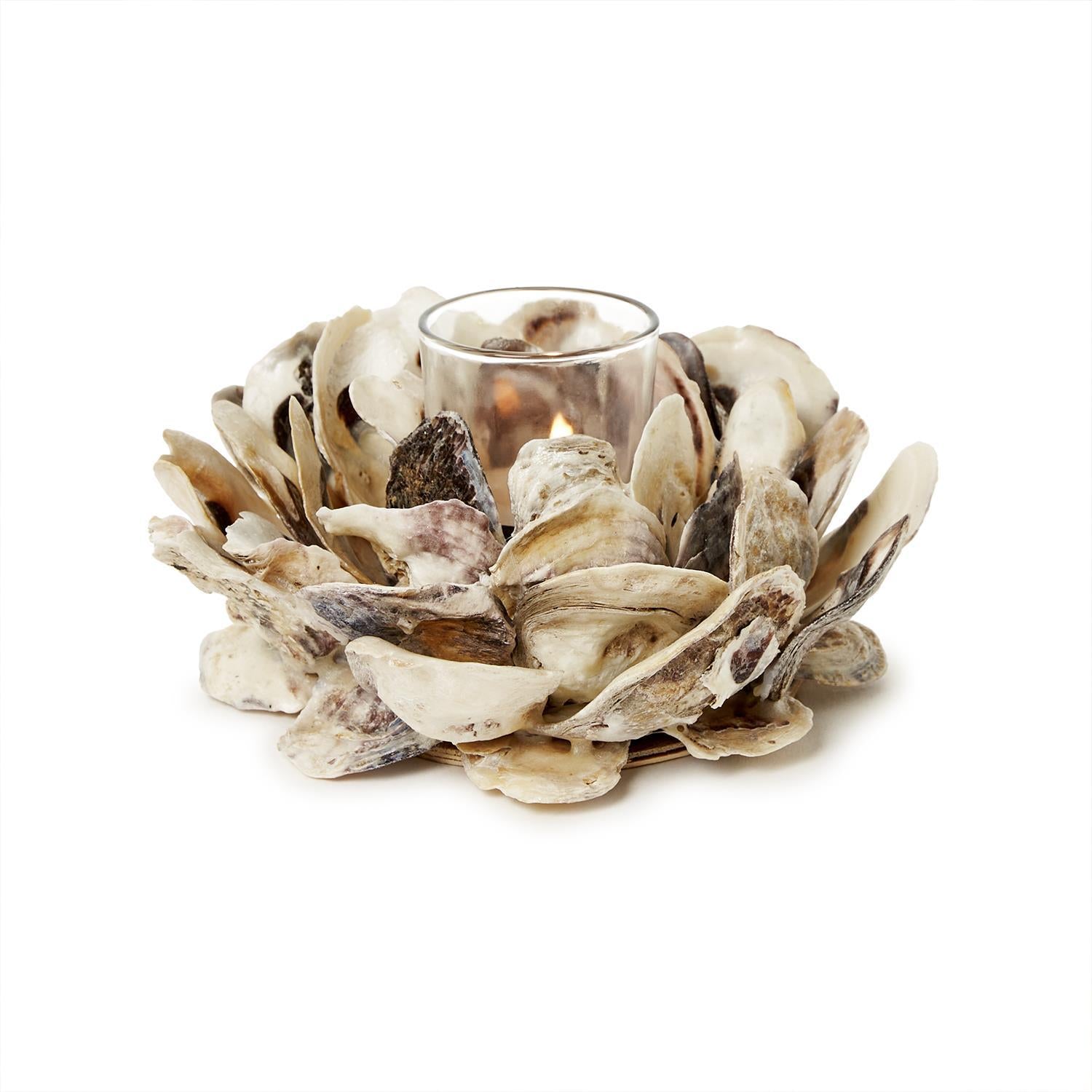 Oyster Votive /Tealight Candleholder