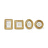 Beaded Texture Gold Photo Frames