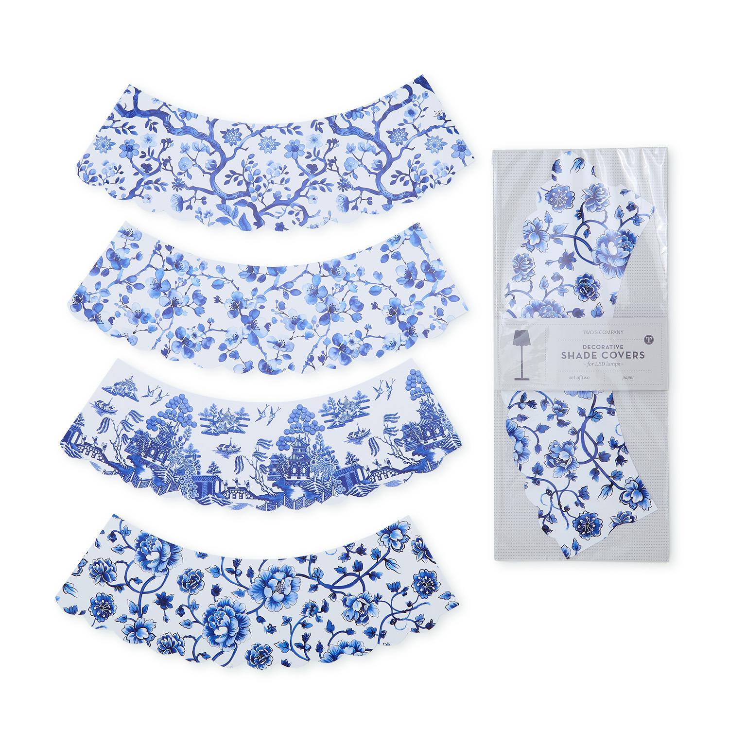 Chinoiserie Paper Shade Covers