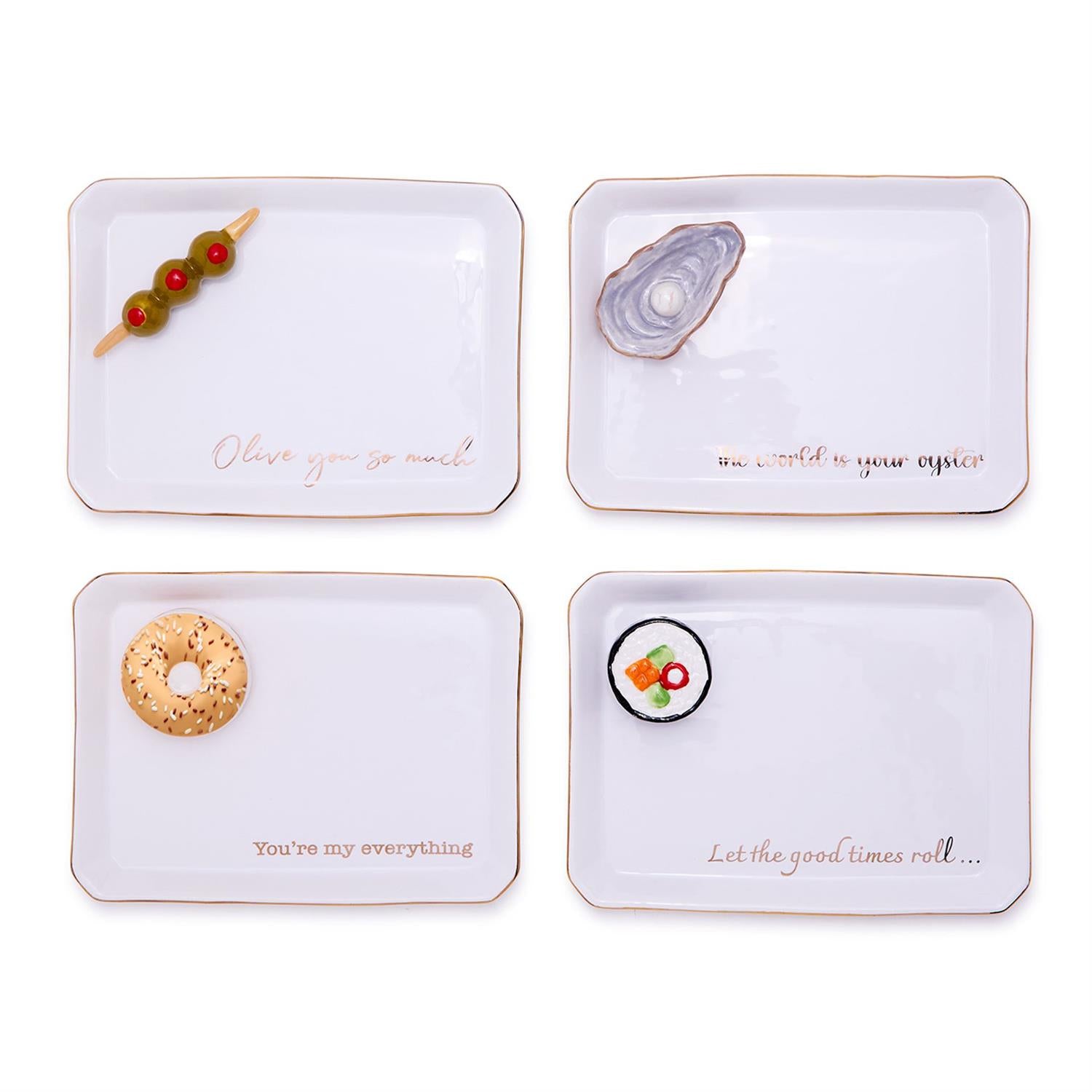 Icon Trinket Tray with Saying in Gift Box