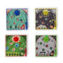 Set of 4 Pinball Coasters in Gift Box Includes 4 Games