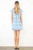 Eliza Short Sleeve Pattern Detail Dress by THML - view 2