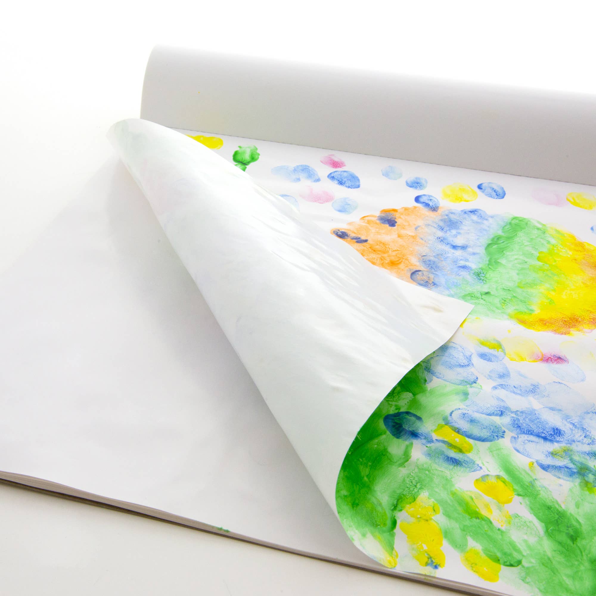 Finger Paint Paper Pad, Glossy, 16 x 12 In, 20 Sheets