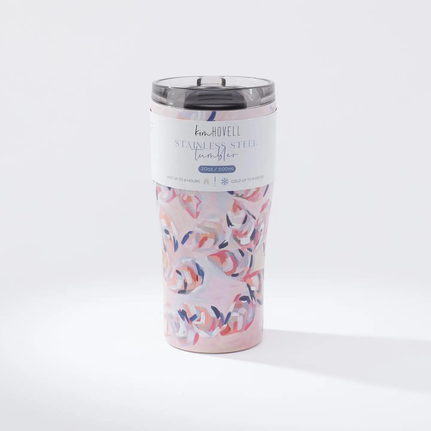 Kim Hovell Collection 20oz Coffee Tumbler - Peach Gems