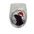 Stemless Wine Glass, Christmas Dog, 17oz, Gift Box