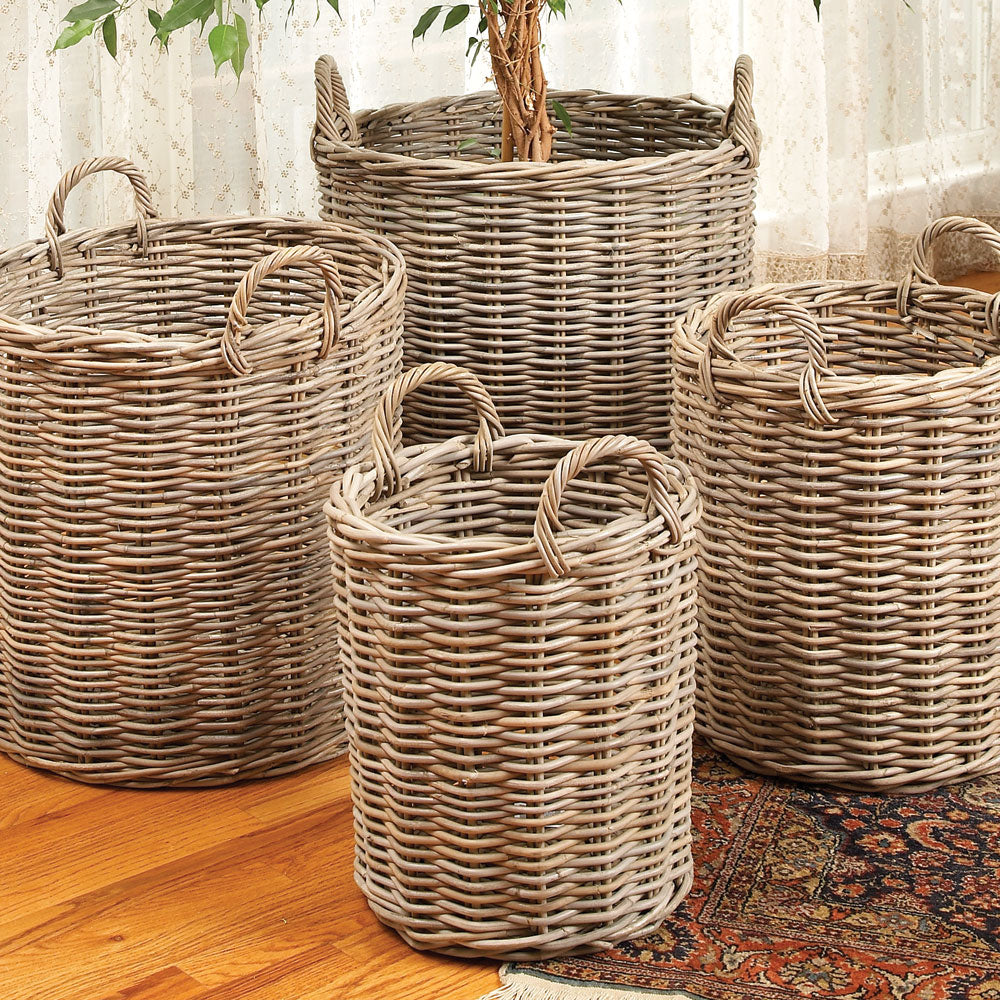 Normandy Round Baskets, Set Of 4 - View 2