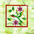 Pollinator Garden Indoor Wall Décor, Metal with Chain