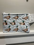 Ida Mae Mallory Ducks Icon Blue Quilted Small Makeup Bag