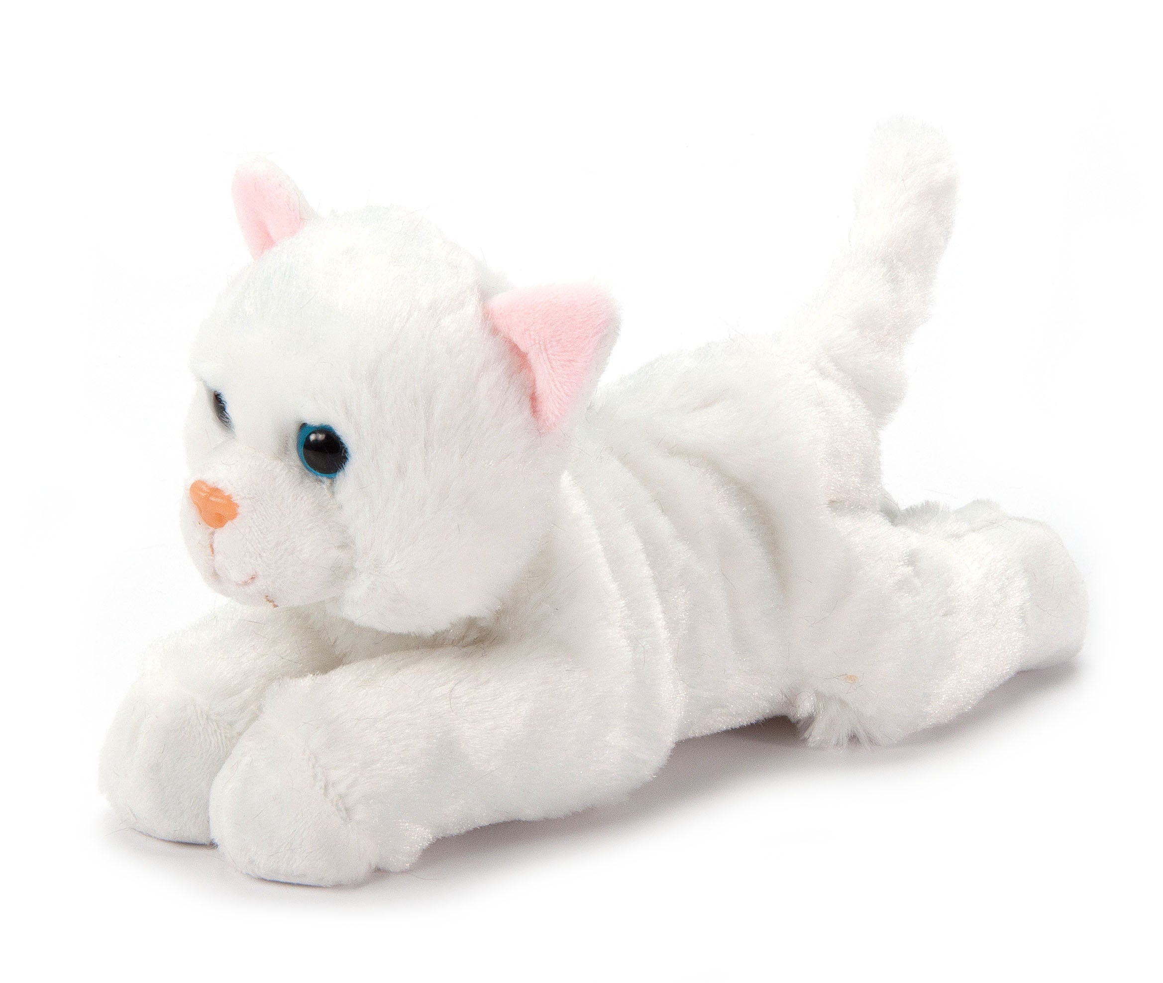Scoopz White Cat 8" Plush by Zoologee