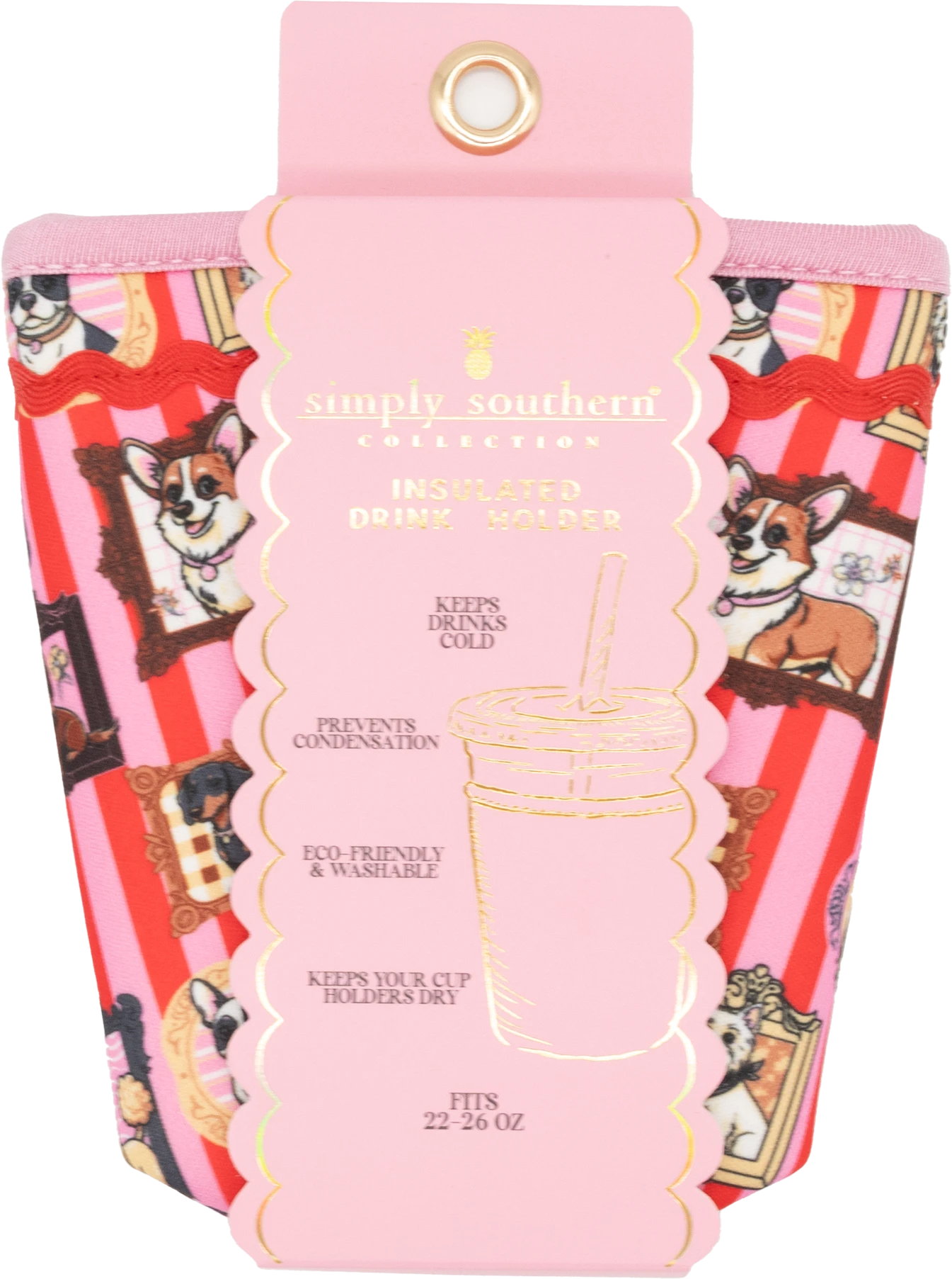 Simply Southern Insulated Drink Sleeve - Framed Dogs by Simply Southern