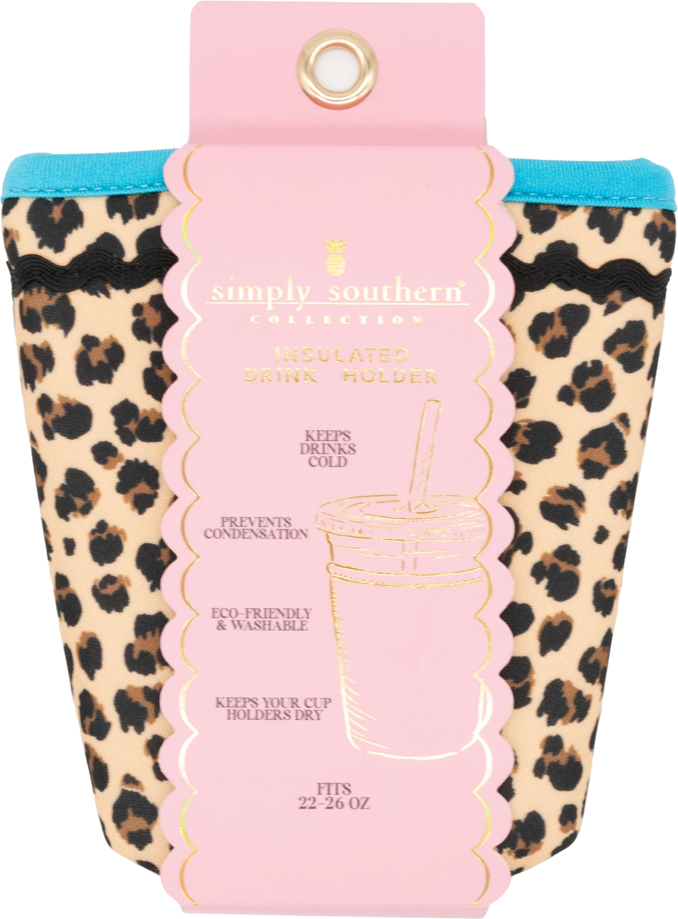 Simply Southern Insulated Drink Sleeve - Leopard by Simply Southern
