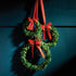 Boxwood Wreaths With Red Ribbons, Set Of 3 - View 2
