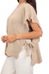 Tan Rigsby Scallop Sweater