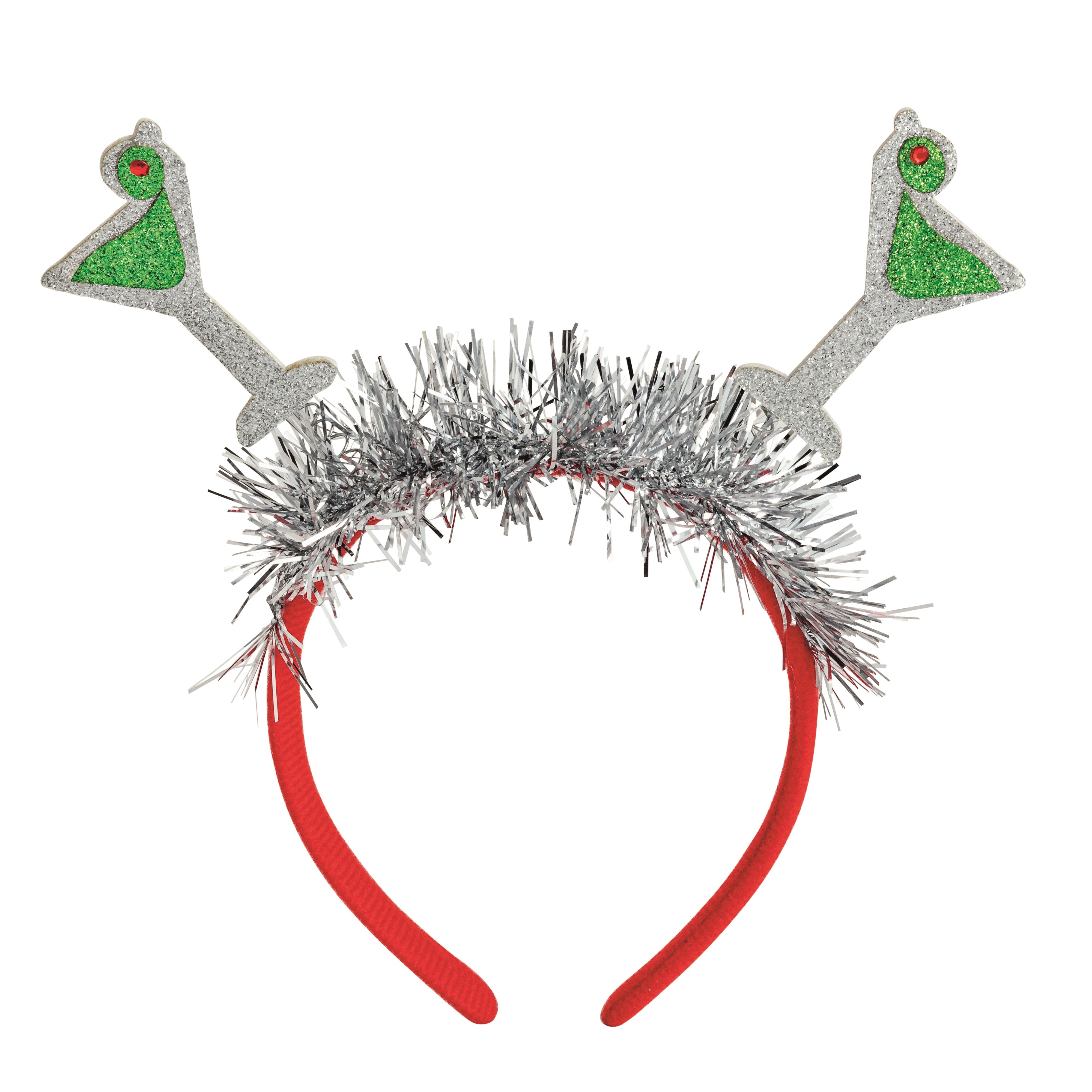 Green Drink Holiday Felt Headband By Mud Pie