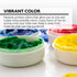 4-Color Washable Finger Paint Set, Ages 3+