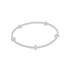 Signature Cross Small 2mm Sterling Bracelet - Sterling by enewton