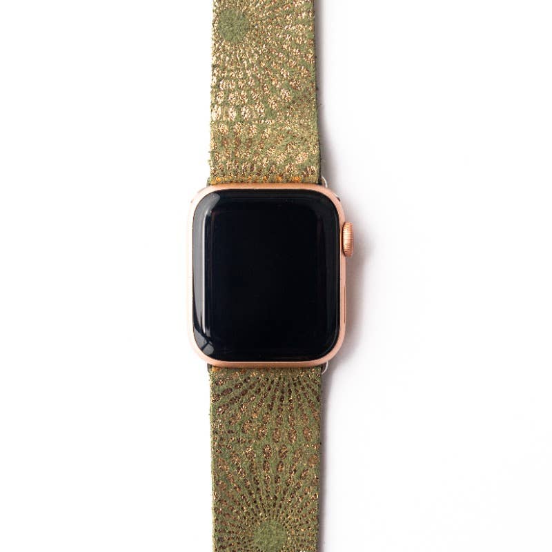 Starburst Green Watch Band