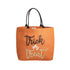 Halloween Sparkle Tote-Orange By Mud Pie