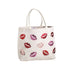 White Valentine's Sparkle Tote By Mud Pie