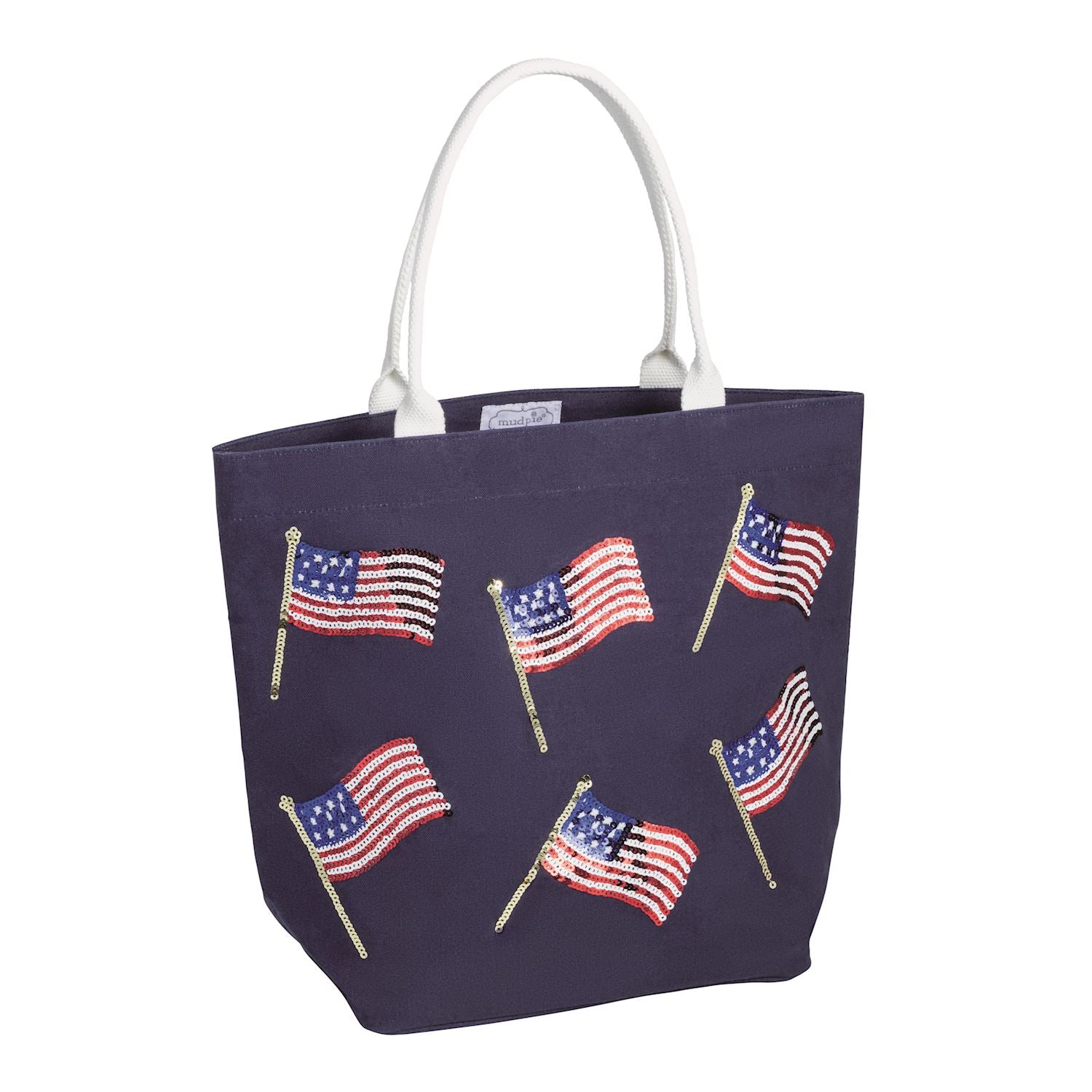 Blue Americana Sparkle Tote