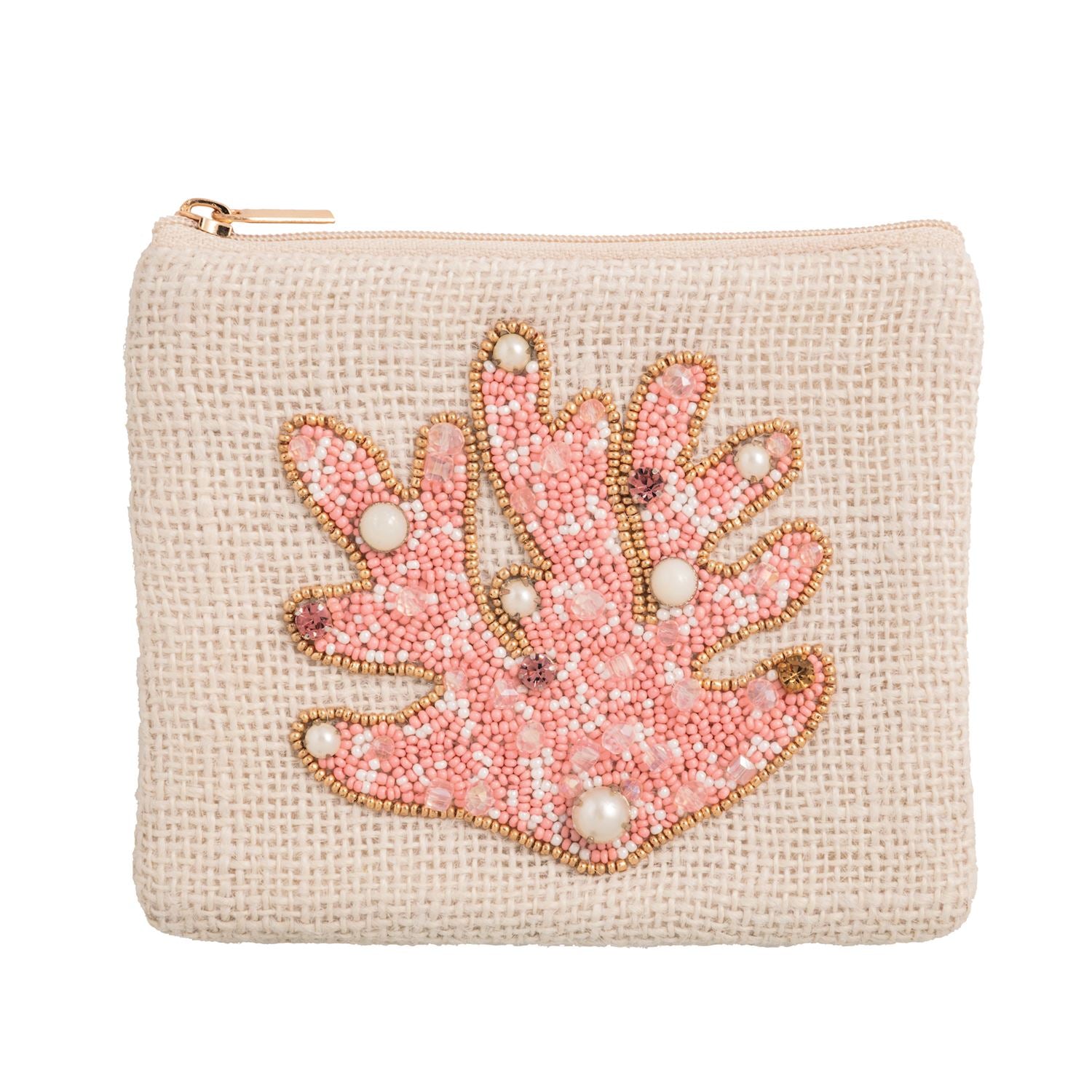 White Coastal Beaded Case