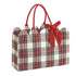 Tartan Scallop Tote by Mud Pie