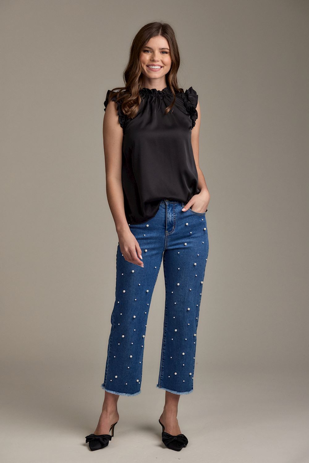 Bullock Pearl Jeans By Mud Pie