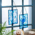 Blue Coastal Indoor Wall Decor, Stained-Glass, Stained Glass Wall Décor, 8" L x 10" H