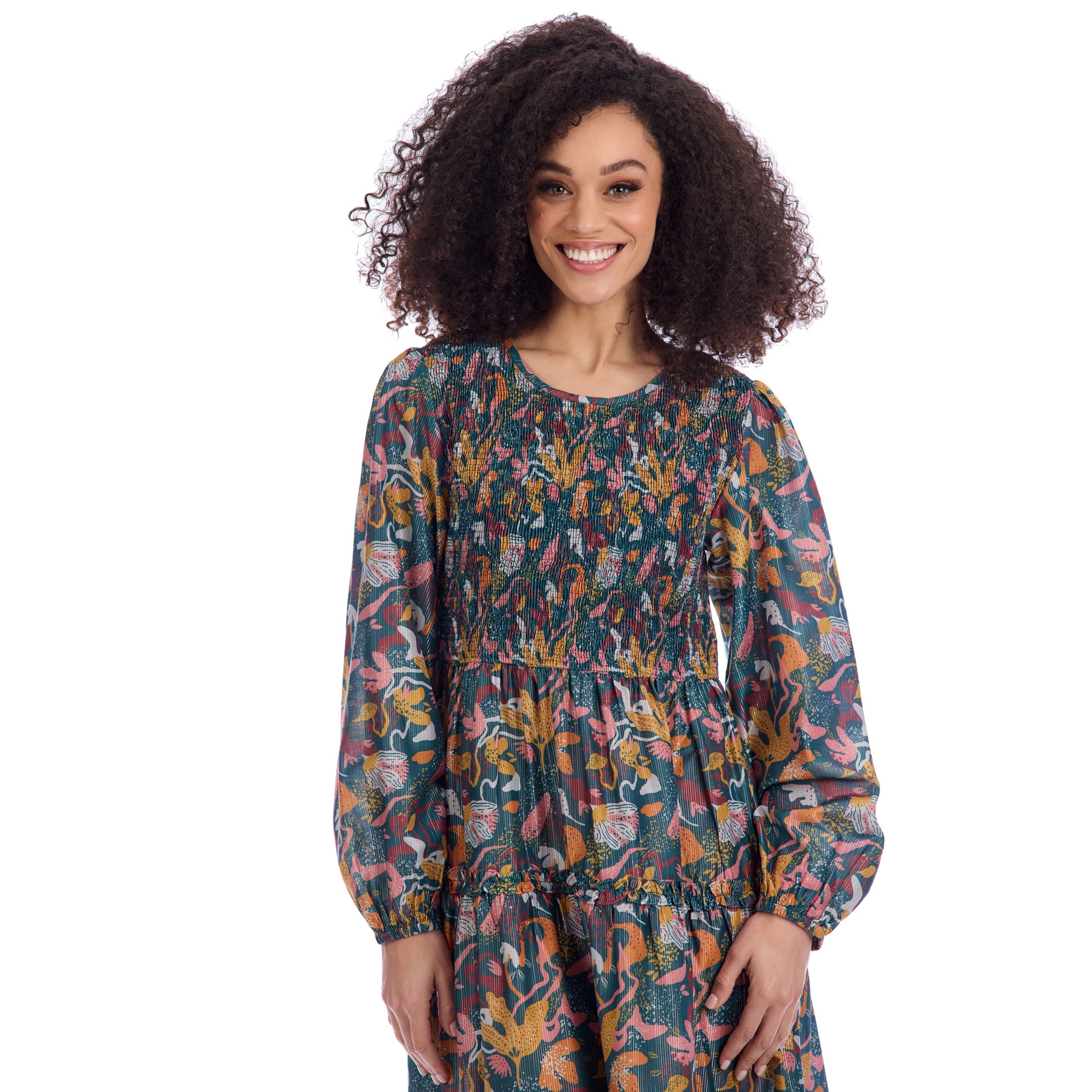 Shaffer Maxi Dress Blue By Mud Pie