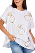 Bride Sparkle Ring Top By Mud Pie