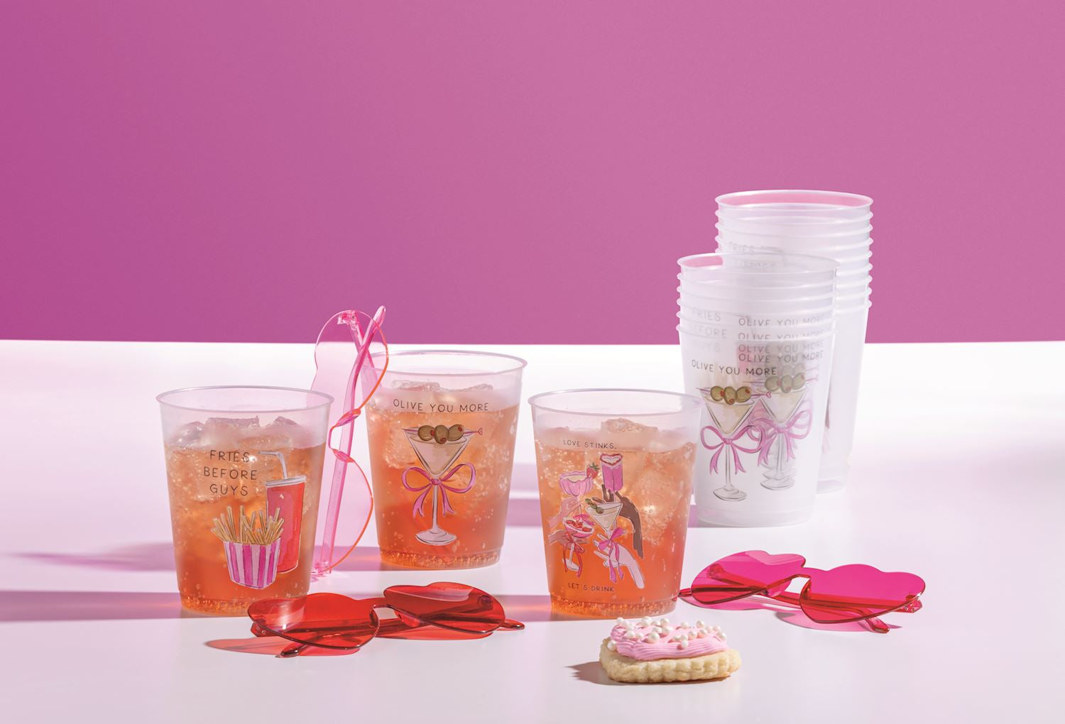 Valentine Party Cup Sets By Mud Pie