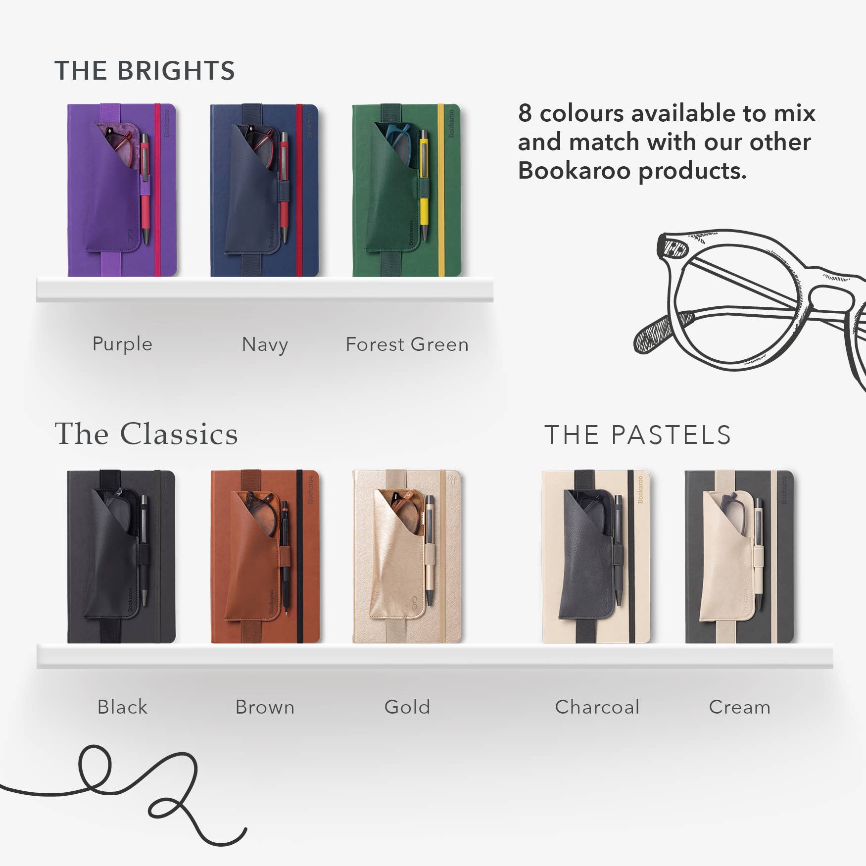 Bookaroo Glasses Case