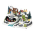 Santa LED Christmas Winter Scene, Motion, and Music, 13.5"L