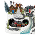 Santa LED Christmas Winter Scene, Motion, and Music, 13.5"L