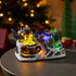 Santa LED Christmas Winter Scene, Motion, and Music, 13.5"L