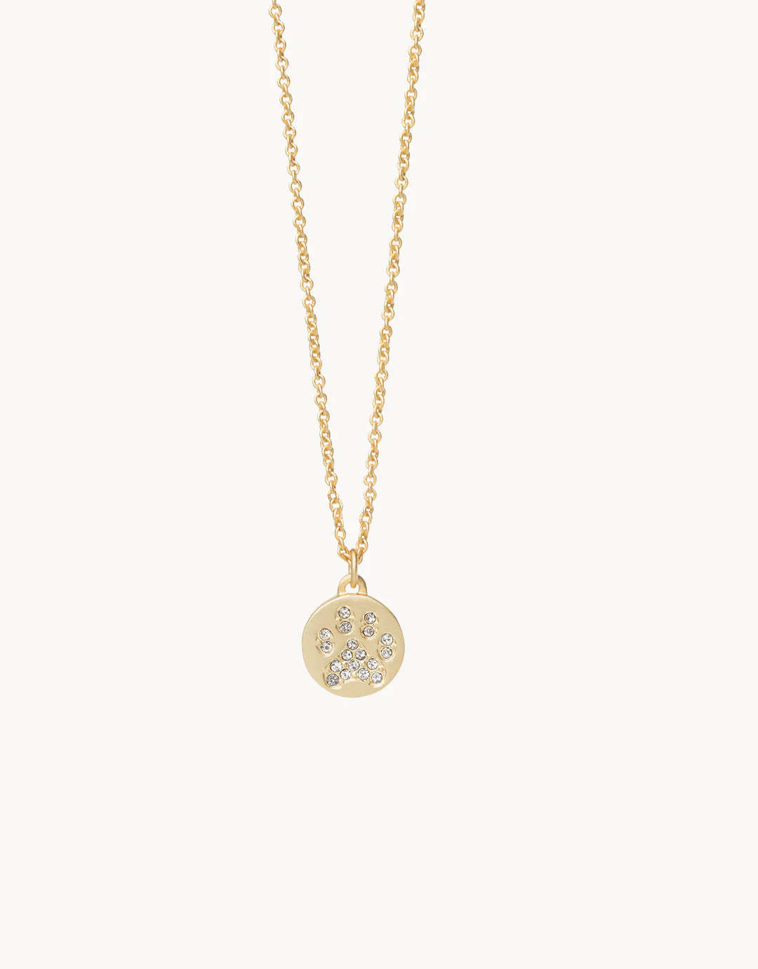 Spartina Sea La Vie Necklace 18" Animal Lover/Paw Gold by Spartina 449