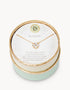 Spartina Sea La Vie Necklace 18" Blessed/Crystal Clover Gold