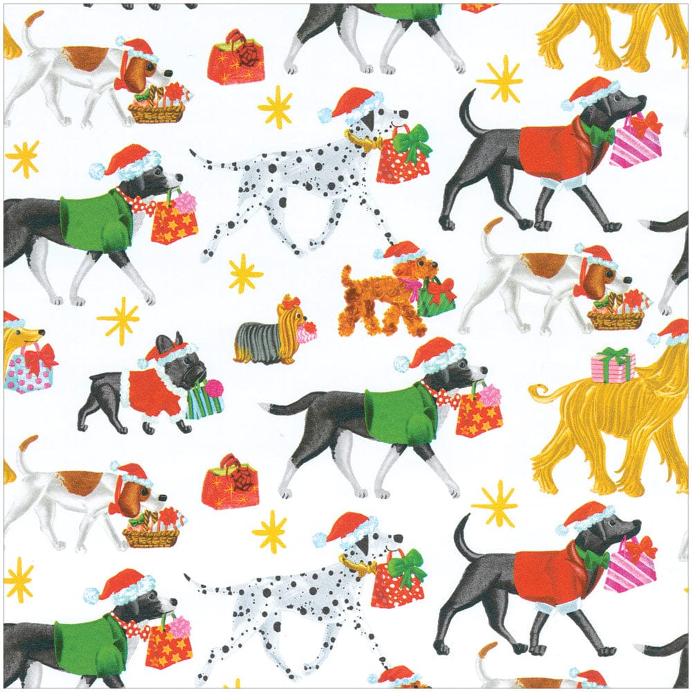 Christmas Delivery White Gift Wrap