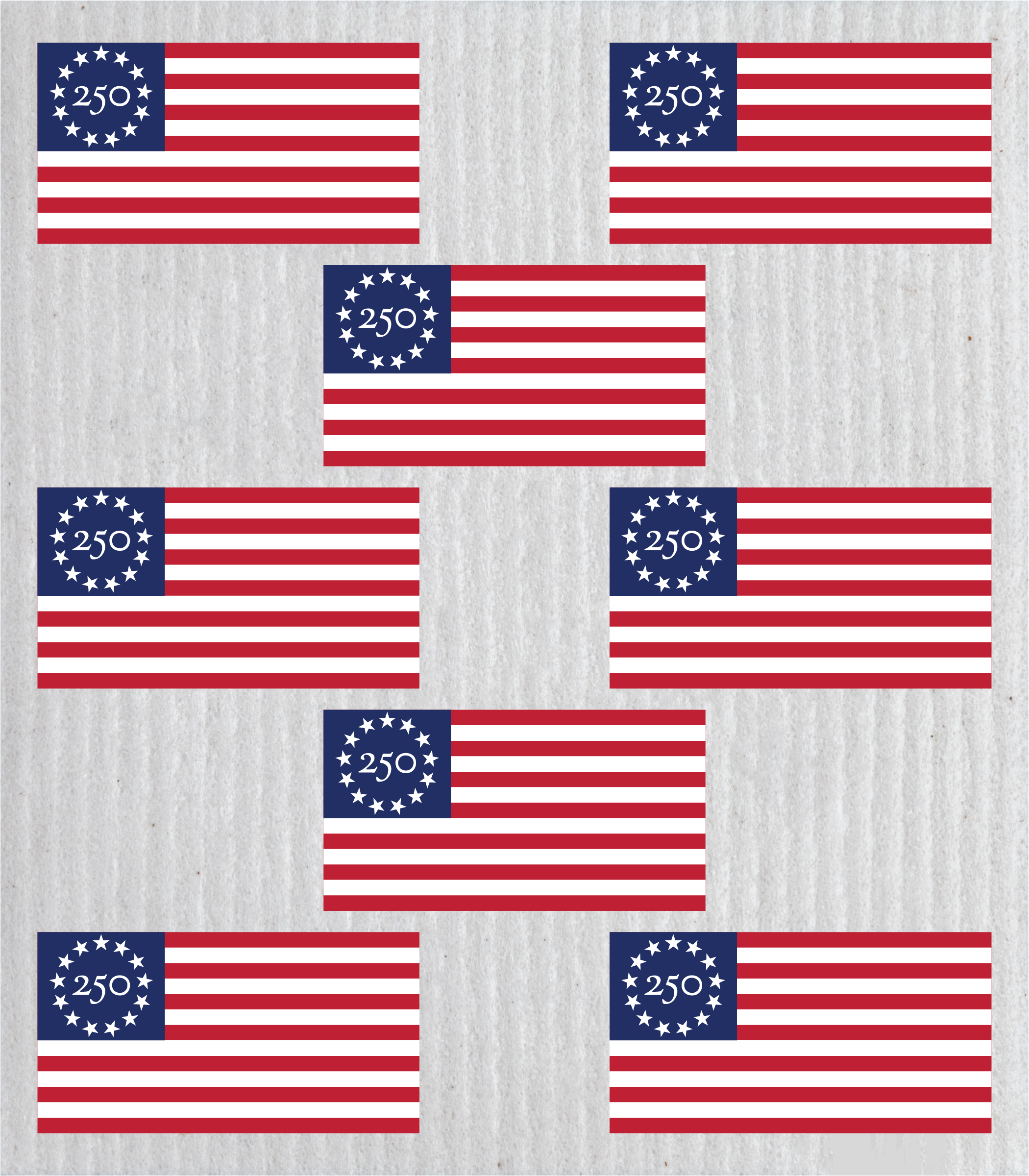 Betsy Ross Freedom 250™ Wet-it  Swedish Dishcloth