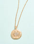 Spartina Snow Crab Medallion Necklace 18"