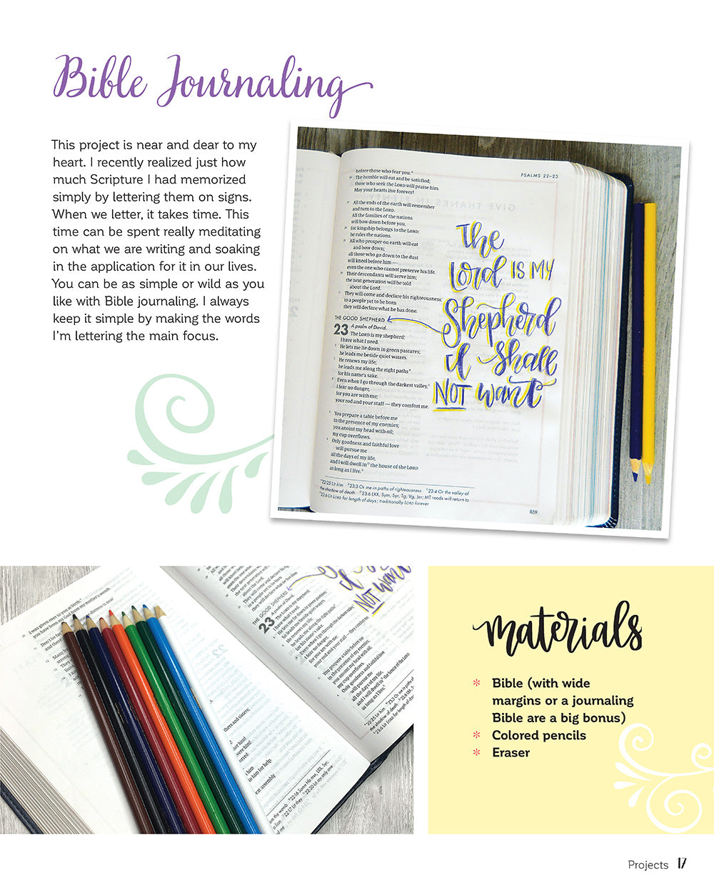 Lettering for Absolute Beginners Workbook - Fox Chapel Publishing - inside pages