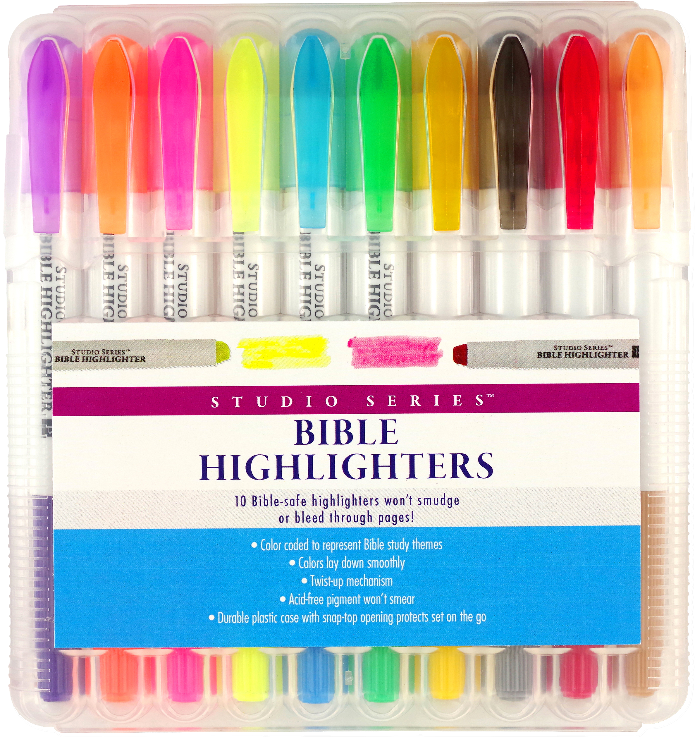 Bible Highlighters (Set of 10 Gel Highlighters) by Peter Pauper Press
