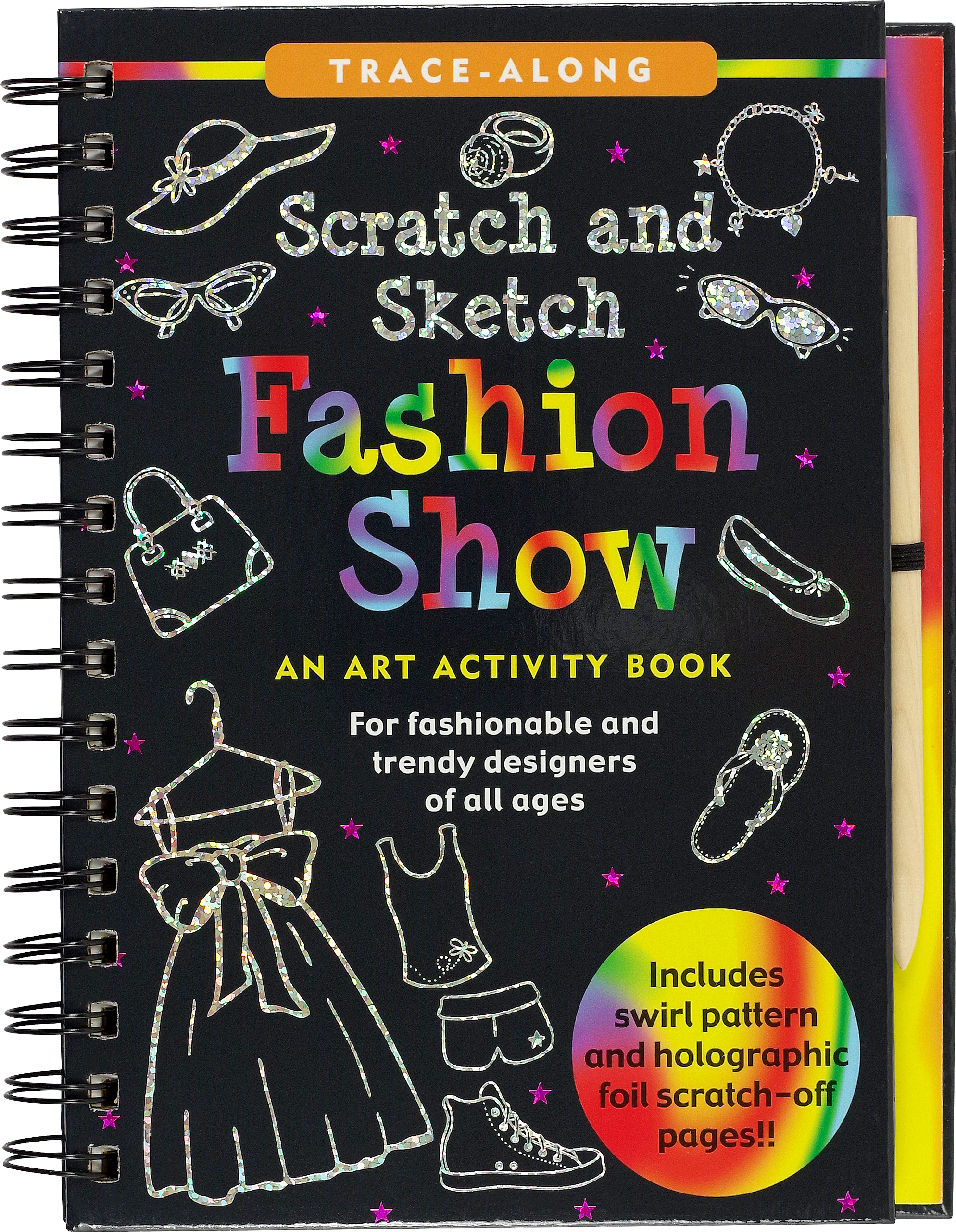 Fashion Show Scratch and Sketch activity book by Peter Pauper Press