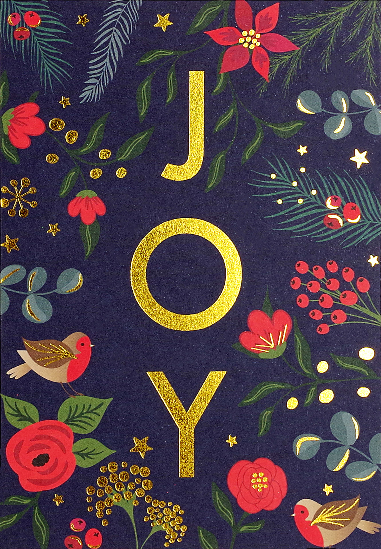 Joy Small Boxed Holiday Cards by Peter Pauper Press